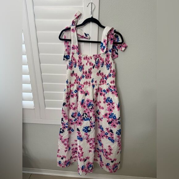 ON 34th Dresses & Skirts - Brand on 34th new Floral Sleeveless Dress with Pink and Blue Accents size m